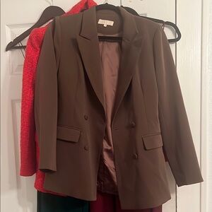 Brown Meshki Women's Blazer